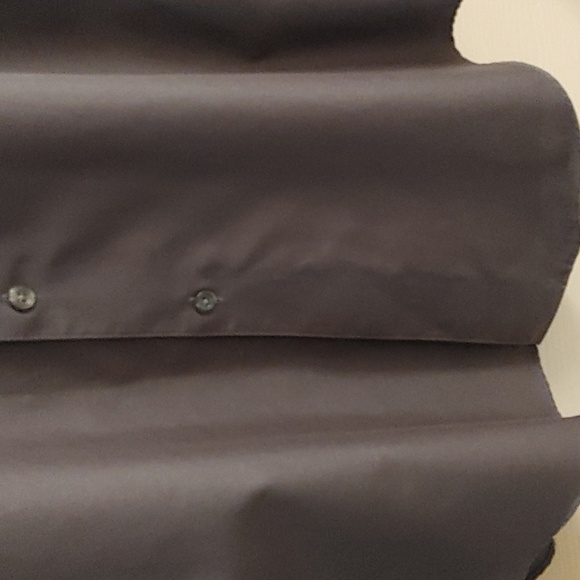 Pronto-Uomo Non Iron Gray Slim Fit Dress Shirt 32/33 - Picture 7 of 11